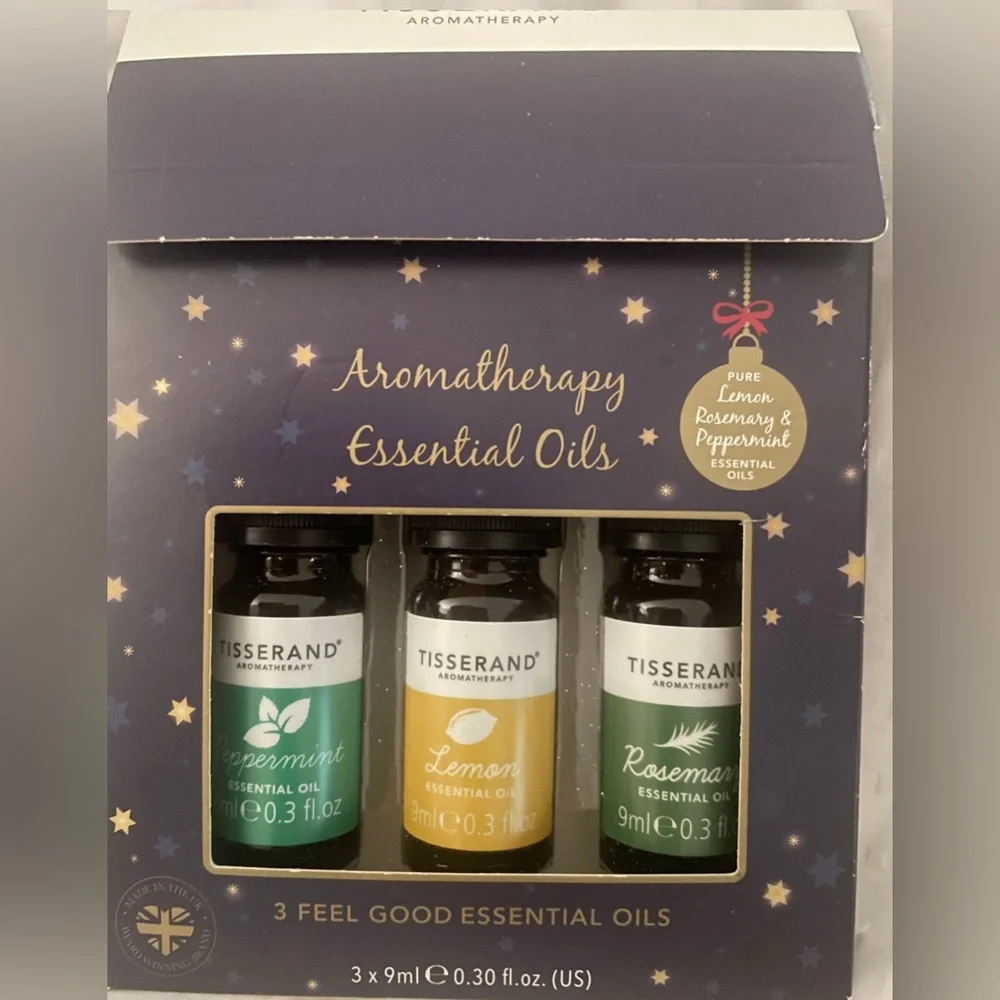 Anthropologie Tisserend Aromatherapy Set of (3) Feel Good Essential Oil Set NEW
